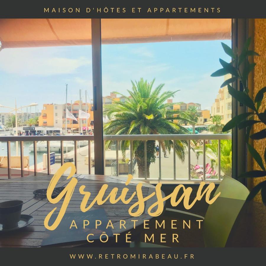 Retromirabeau "Cote Mer" - 29M2 - Lumineux - Terrasse Loggia - Vue Marina - Parking Securise - 2 A 3 Pers - Emplacement Top - Cheques Vacances Connect Gruissan Exterior foto